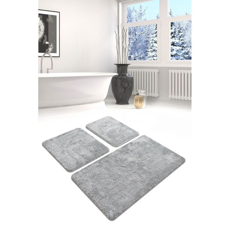 Alfombra de baño Set (3 piezas) Havai  gris