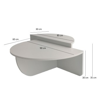 Mesa de centro Podium blanco - 552NOS2233