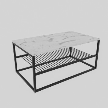 Mesa de centro Asude blanco negro - 854KLN4306