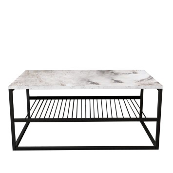 Mesa de centro Asude blanco negro - 854KLN4306