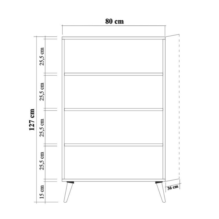 Mueble auxiliar MultiBox 723 sonoma roble