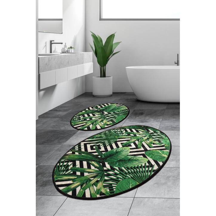 Alfombra de baño Set (2 piezas) Tropic DJT multicolor