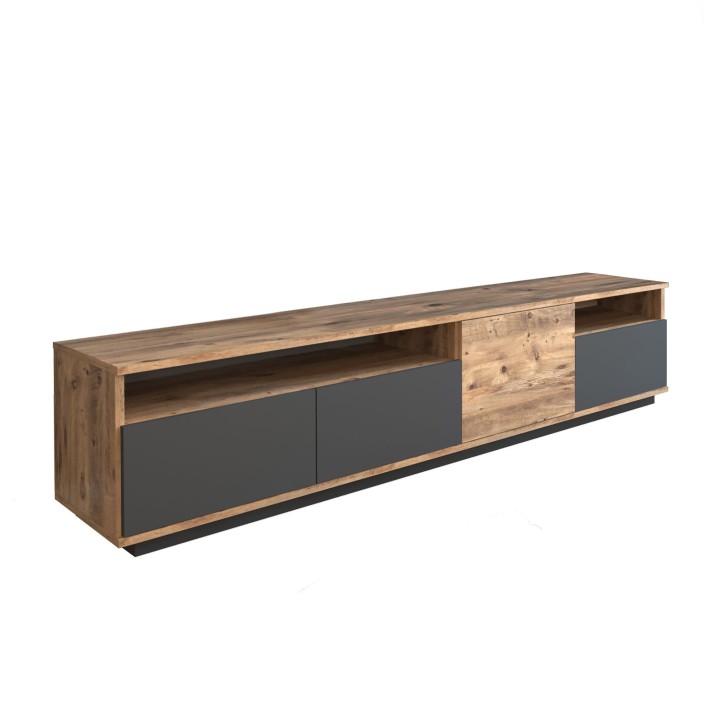 Mueble TV FR5-AA pino atlántico antracita