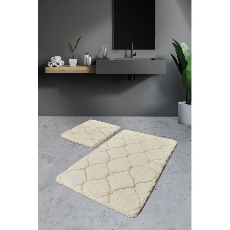 Alfombra de baño Set (2 piezas) Infinity  crudo