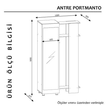 Recibidor Antre blanco - 745DCD4001