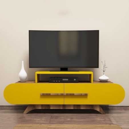 Mueble TV Rose amarillo nogal