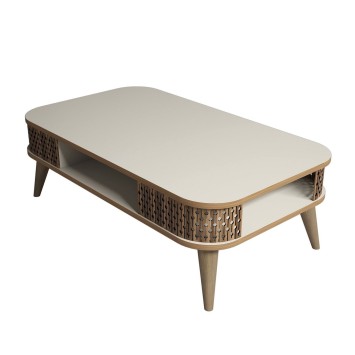 Mesa de centro Eylül crema - 845HCT2830