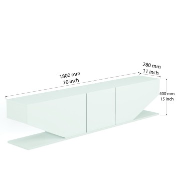 Mueble TV Diamond blanco - 598MNM1115