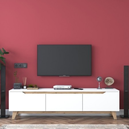 Mueble TV D1-2472 nogal blanco