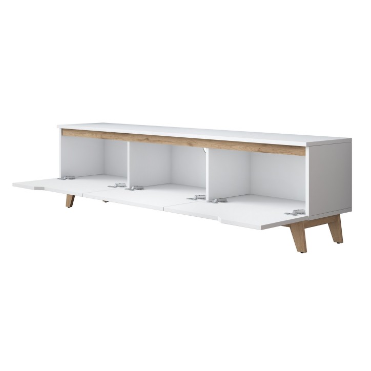 Mueble TV D1-2472 nogal blanco