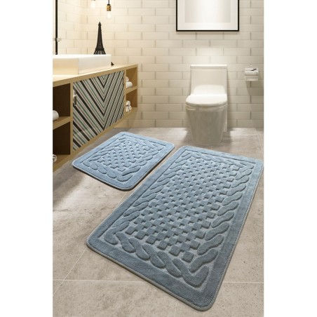 Alfombra de baño Set (2 piezas) Bambi Cotton  gris