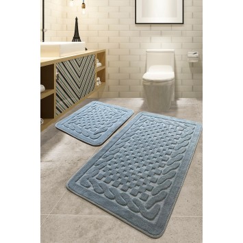 Alfombra de baño Set (2 piezas) Bambi Cotton  gris