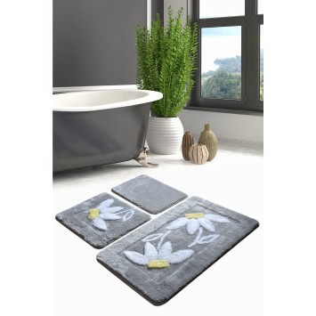 Alfombra de baño Set (3 piezas) Daisy  multicolor