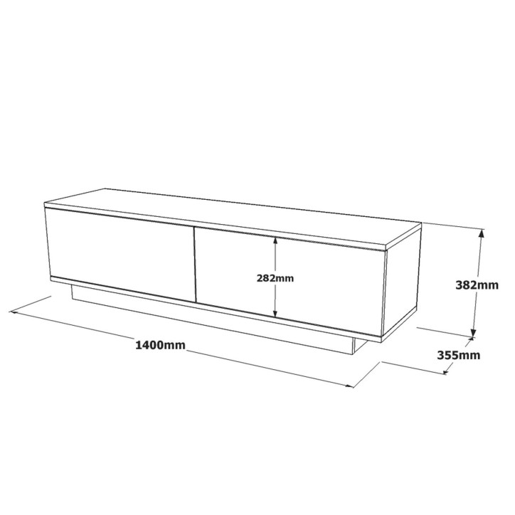 Mueble TV FN1-W blanco