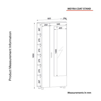 Recibidor Meyra blanco - 745DCD4009