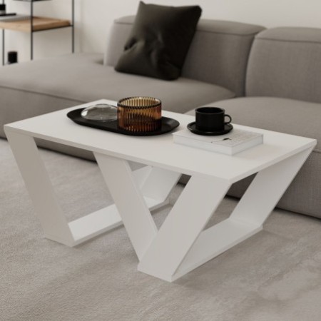 Mesa de centro Pipra blanco