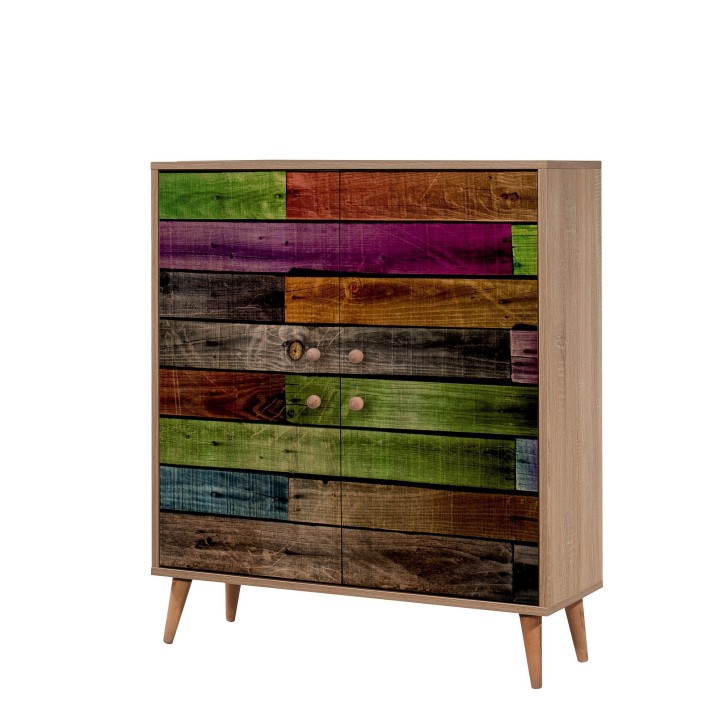 Mueble auxiliar Multilux-726 sonoma roble