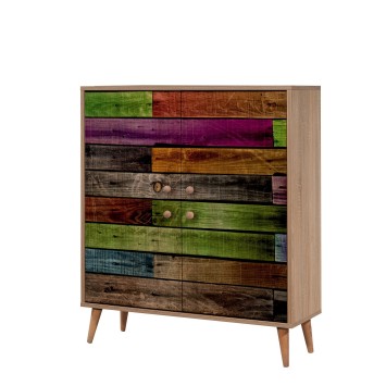 Mueble auxiliar Multilux-726 sonoma roble - 863SPH3931