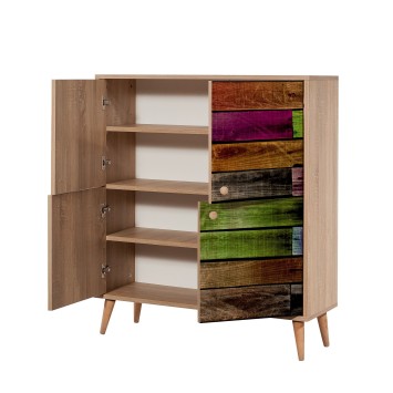 Mueble auxiliar Multilux-726 sonoma roble - 863SPH3931