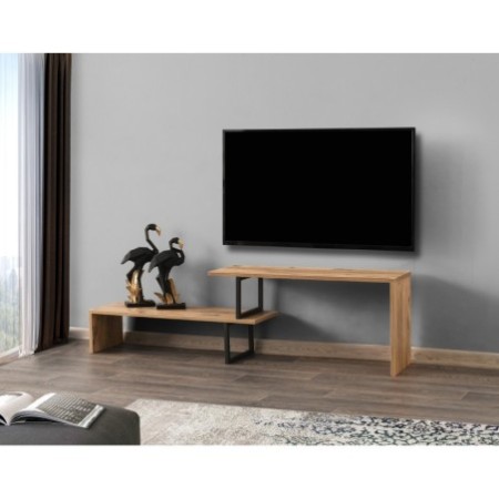 Mueble TV Ovit pino negro