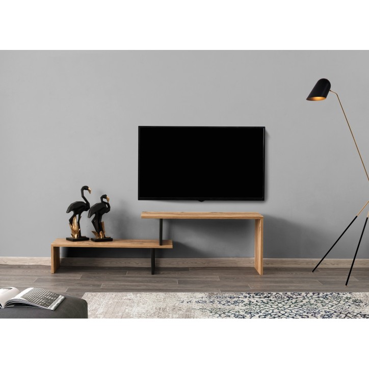 Mueble TV Ovit pino negro