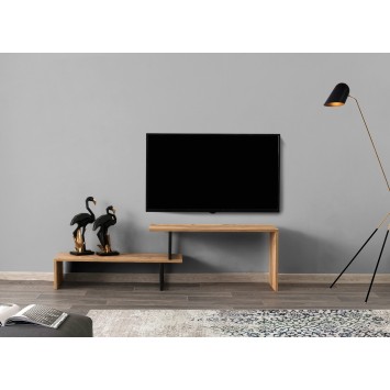 Mueble TV Ovit pino negro - 854KLN3008