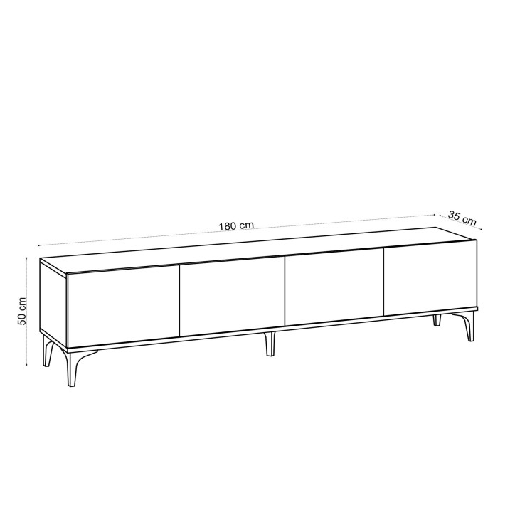 Mueble TV Nora roble zafiro