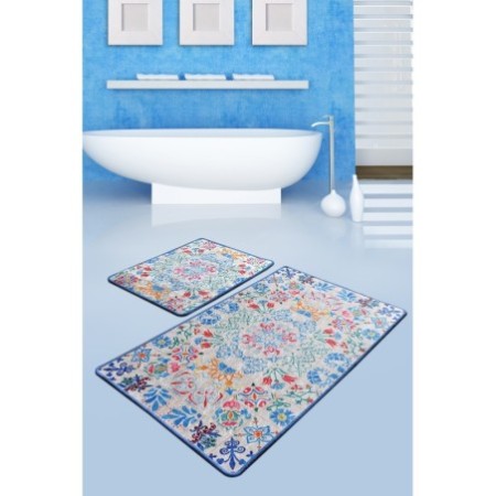 Alfombra de baño Set (2 piezas) Ceramica multicolor