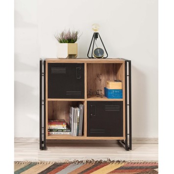 Librería Cosmo Soft pino atlántico negro - 863SPH3909