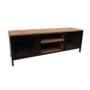 Mueble TV Zeno pino negro - 854KLN3015