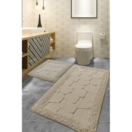 Alfombra de baño Set (2 piezas) Stone  multicolor