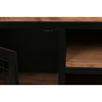 Mueble TV Zeno pino negro - 854KLN3015