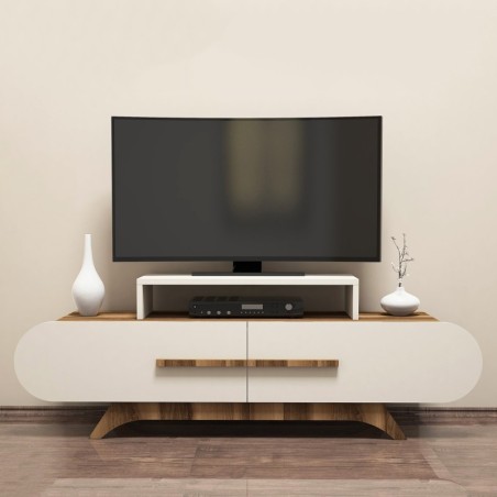 Mueble TV Rose crema nogal