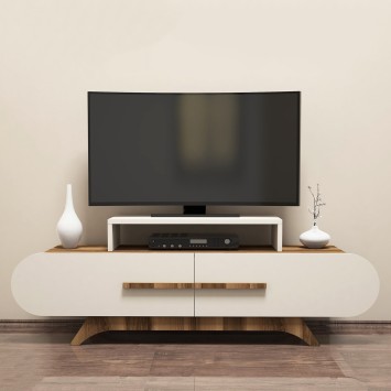 Mueble TV Rose crema nogal - 845HCT3050