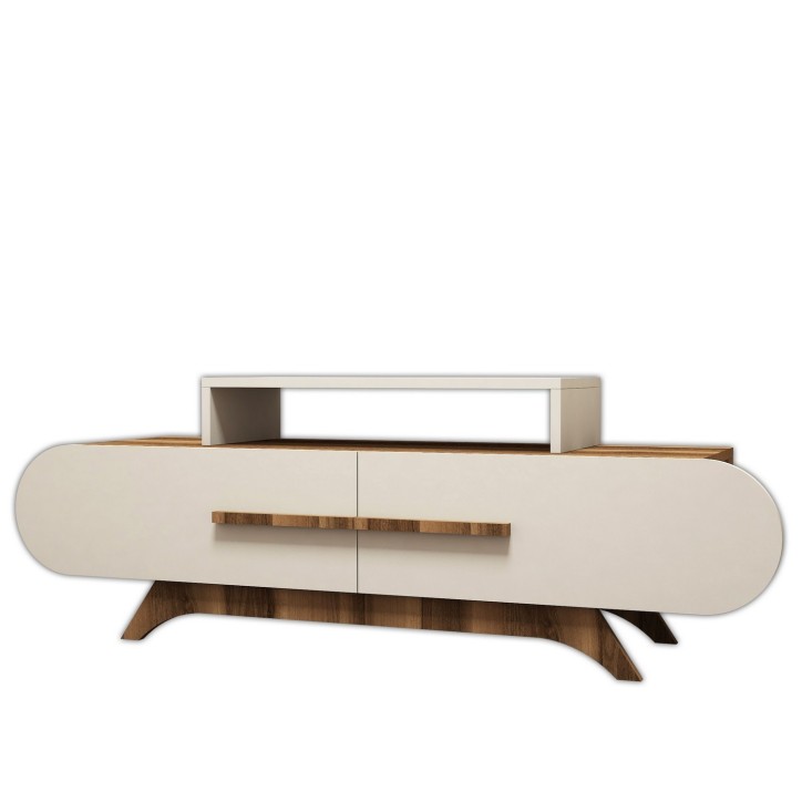 Mueble TV Rose crema nogal