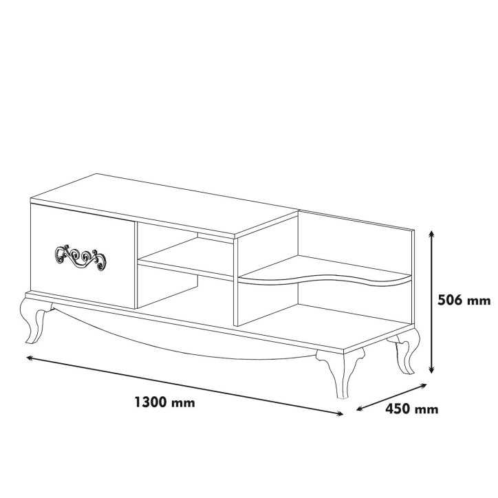 Mueble TV Sultan blanco