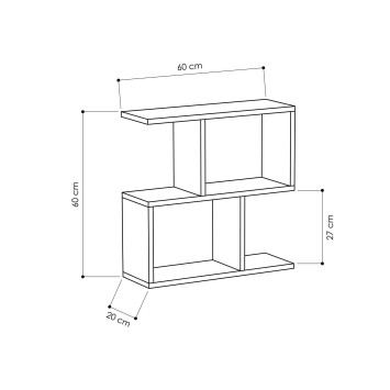 Mesa auxiliar Mania roble - 855DTE2874