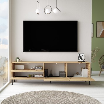 Mueble TV LV6-KL roble negro - 921YRD1111