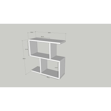 Mesa auxiliar Life blanco - 854KLN2801