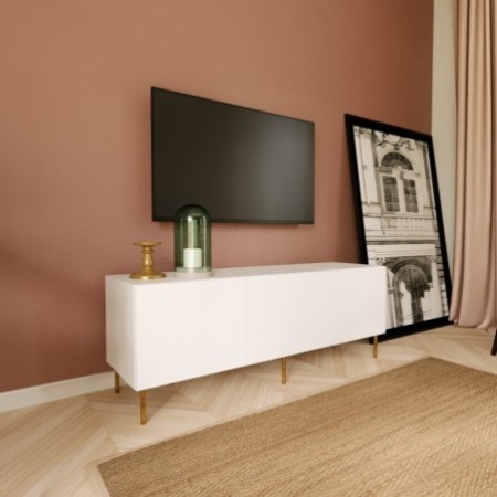 Mueble TV Sezer-L3015 roble blanco