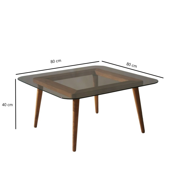 Mesa de centro Smart bronce