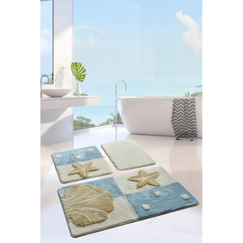 Alfombra de baño Set (3 piezas) Deniz Yildizi  multicolor