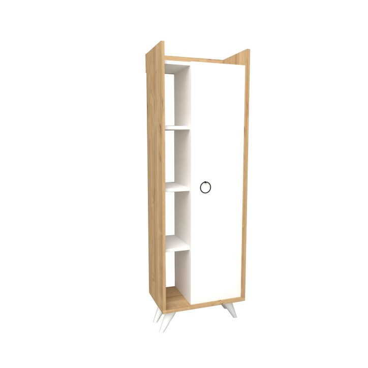 Mueble auxiliar Ilgım roble blanco