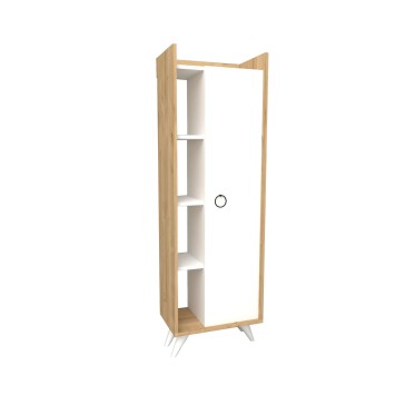 Mueble auxiliar Ilgım roble blanco - 835PUQ3914