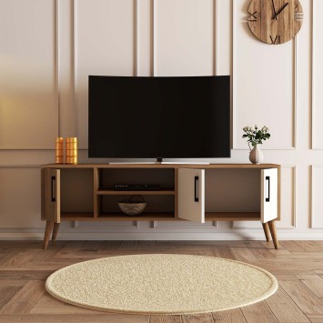 Mueble TV Exxen -1584 roble blanco - 389MZA1169