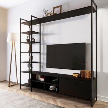 Mueble TV Matty L515 negro - 285LCV1137