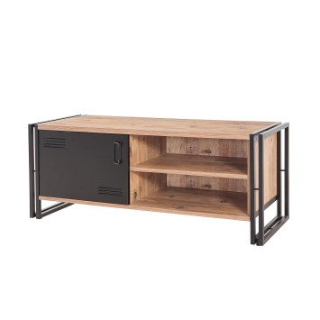 Mueble TV Cosmo Foris pino atlántico negro - 863SPH3002