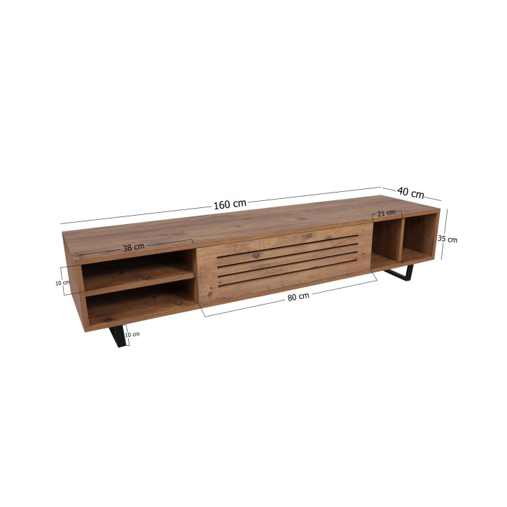 Mueble TV Safir pino atlántico