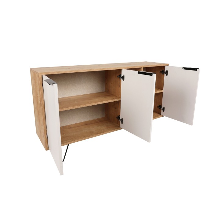 Aparador Clara Console roble blanco