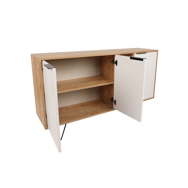 Aparador Clara Console roble blanco